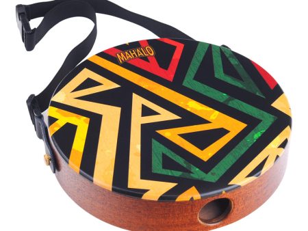 Mahalo Lap Top Cajon with Strap and Bag - Geometric Design Discount