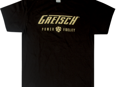 Gretsch Power & Fidelity Logo T-shirt Online