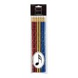 Pencil set Note assorted (6 pcs ) Fashion