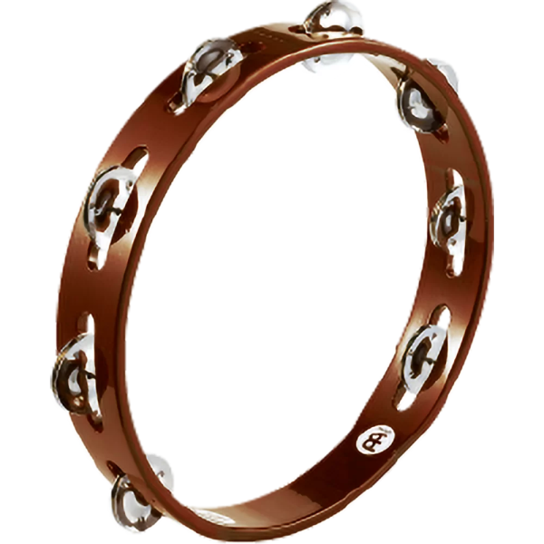 Meinl Wood Tambourine, Steel Jingles African Brown 10  For Discount