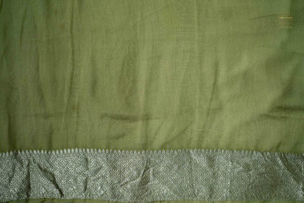 Rangkat Pure Khaddi Chiffon Saree With Water Zari Weaving Online now