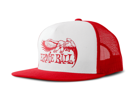 Ernie Ball Trucker Hat Red Sale