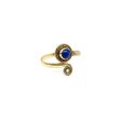 Anju Jewelry - Lapis Ring - Gold Fashion