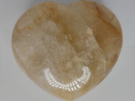 Yellow Hematoid Quartz Hearts For Discount