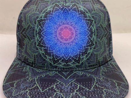 Cameron Gray -  Mandala Love  - Fully Printed (Including Underbrim) Snapback Hat Discount