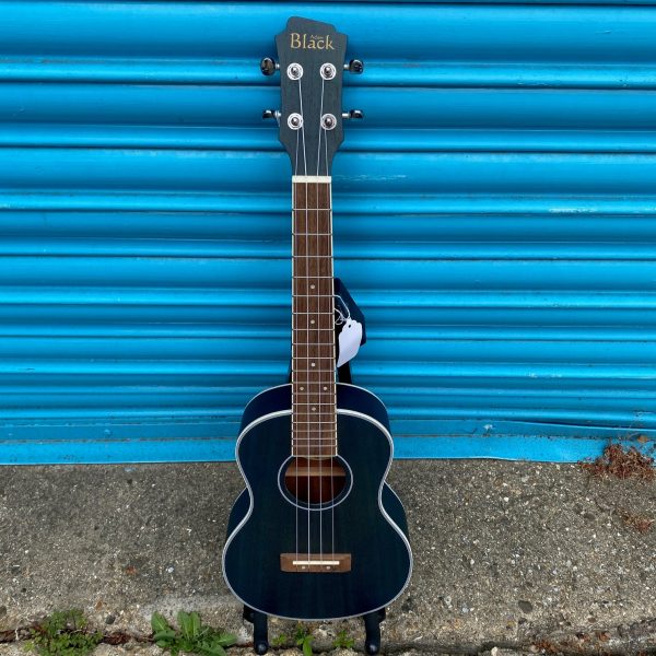 Adam Black TB120 Tenor Ukulele - See Through Blue Fashion