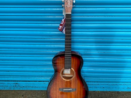 Tanglewood Discovery Parlour Electro-Acoustic, Sunburst Gloss Online now