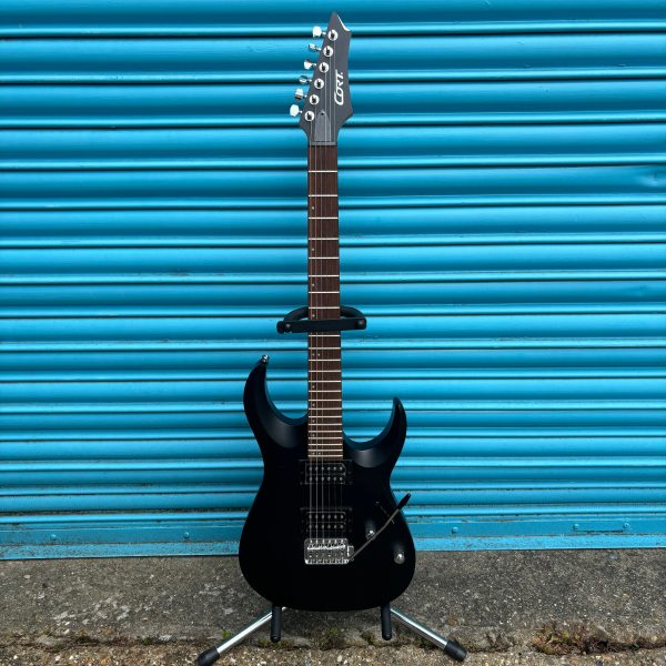 Cort X100 Open Pore Black Electric Guitar Sale