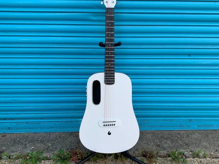 Blue Lava Original - Smart Guitar - Frost White and Walnut Sale