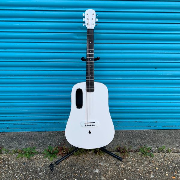 Blue Lava Original - Smart Guitar - Frost White and Walnut Sale