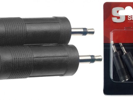 Stagg Female Jack Male Mini Jack Adaptor (2 Units) For Cheap