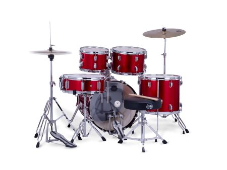 Mapex Comet Drum Kit with 20  Bass Drum (Includes Cymbals, Hardware and Stool) For Discount