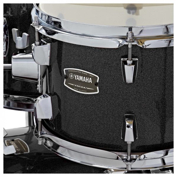 Yamaha Rydeen Black Glitter 20  Shell Pack Hardware and Cymbals Online now