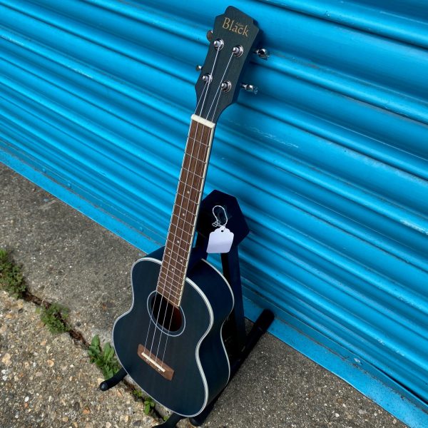 Adam Black TB120 Tenor Ukulele - See Through Blue Fashion