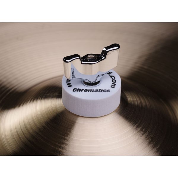 Cympad Chromtics White 40 15mm Cymbal Pad (4 Pack) Hot on Sale