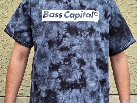 Bass Capital T-Shirt - Tie Dye - Black Hot on Sale