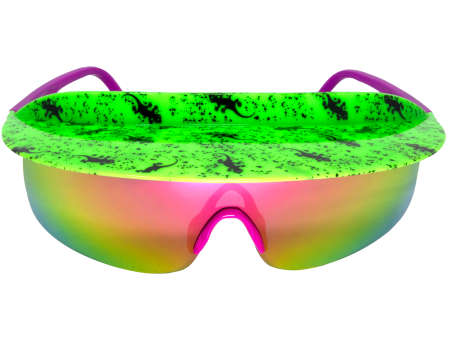 B Fresh - Gecko - Green - Visor Shades Online Hot Sale