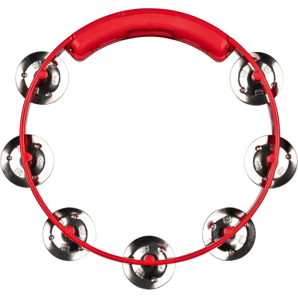 Meinl Tour Tambourine, Steel Jingles, Red 8  For Discount