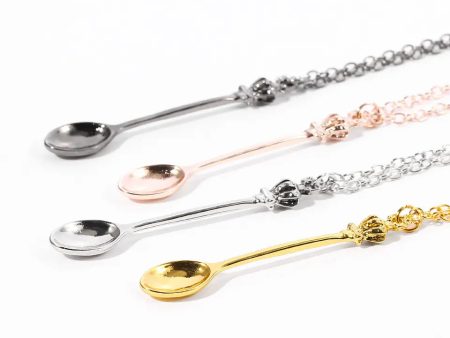 Miniature Spoon Pendant Necklace Supply