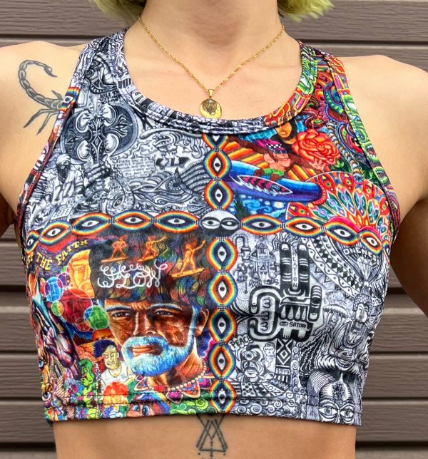 *NOW IN CRUSHED VELVET* Chris Dyer -  Chaos Culture Jam  - Women s Active Top Supply