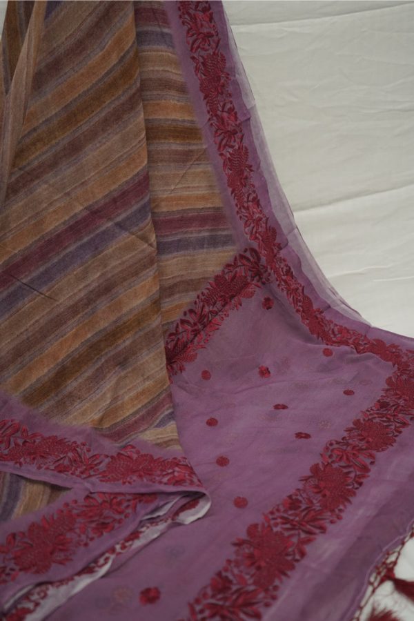 Hand Dyed Multicolor Viscose Georgette Saree Online Hot Sale