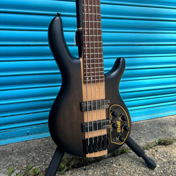 Cort C5 Plus OVMH 5 String Bass Guitar - Antique Brown Burst Supply