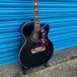 (Pre-Loved) Epiphone EJ200SCE Electro Acoustic Guitar Inc. Hardcase Online Sale