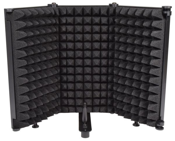 Citronic 3-Section Square Microphone Isolation Screen on Sale