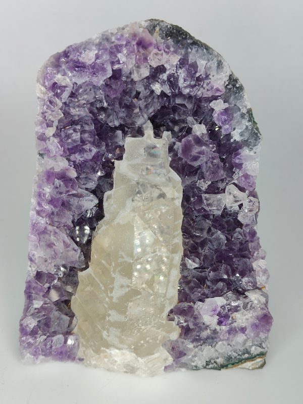 Amethyst with Birefringent Quartz Cheap