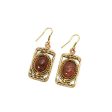 Anju Jewelry - Mixed Metal and Unakite Earrings For Sale