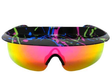 B Fresh - 90s Splatter - Pink - Visor Shades For Sale