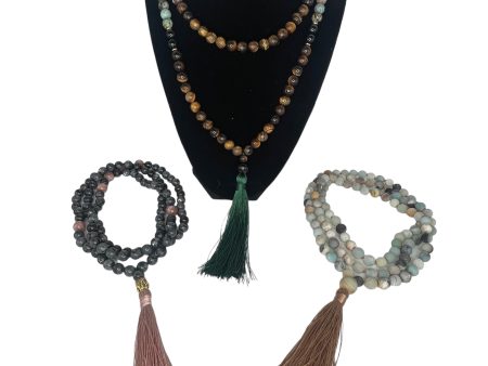 Mala Bead Tassel Necklace - Multiple Varieties Fashion