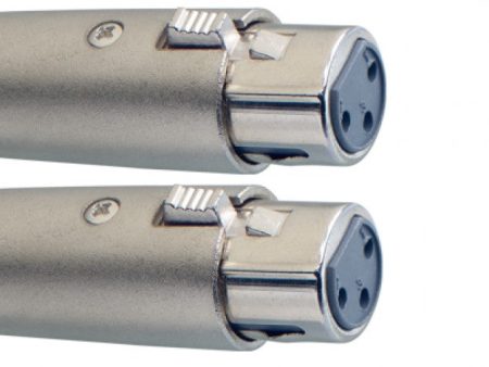 2x Female XLR Male RCA Adaptor For Discount