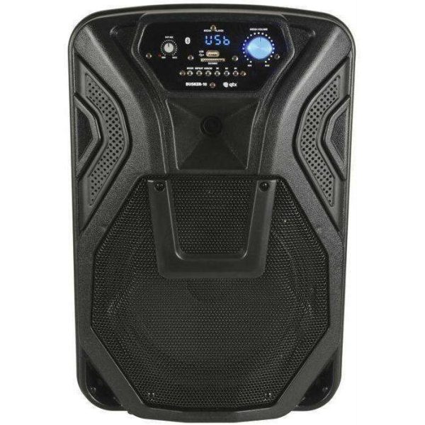 QTX Busker 10 Rechargeable Active speaker with Wireless Mic Hot on Sale