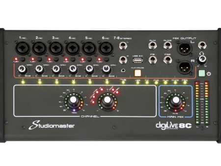 Studiomaster DigiLive 8C - 8 Input Digital Mixer Sale