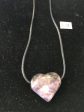 Necklace - Rose Quartz Tumbled Heart For Sale