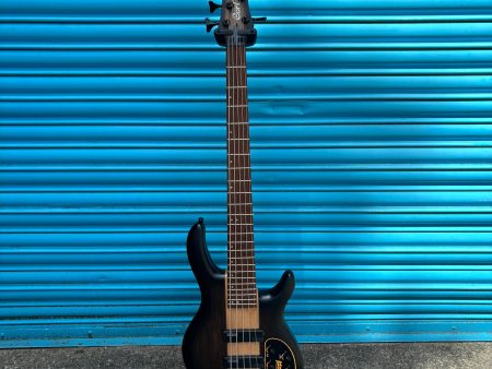 Cort C5 Plus OVMH 5 String Bass Guitar - Antique Brown Burst Supply