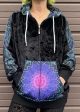 Cameron Gray - Mandala Love -  Keme Zip Up Hoodie on Sale