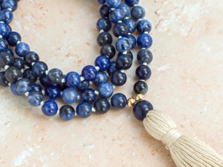 Mala Moonlight - Sodalite Mala Beads Necklace Fashion