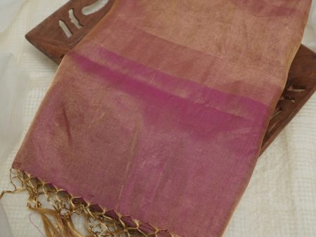 Magenta Katan Tissue Saree Online now