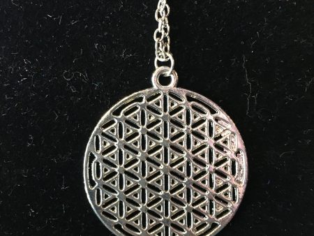 Necklace - Flower of Life (Silver) Cheap