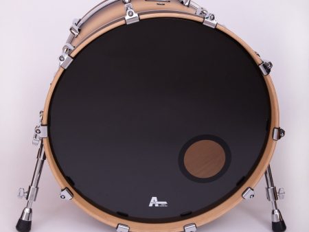 ATTACK DRUMHEADS PROFLEX 1 BLACK BASS DRUM 22” - PORTED For Cheap