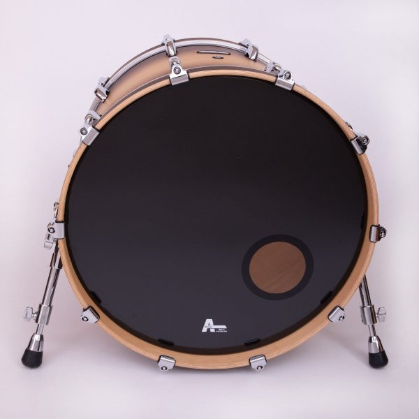 ATTACK DRUMHEADS PROFLEX 1 BLACK BASS DRUM 22” - PORTED For Cheap