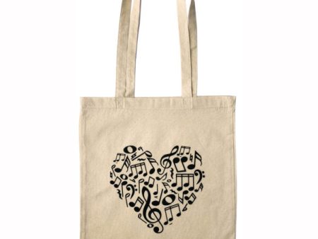 Heart of Notes Tote Bag Online now