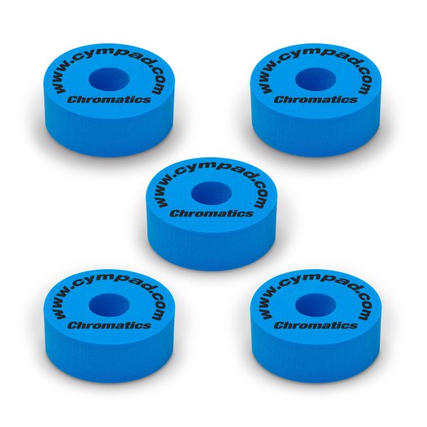 Cympad Chromatics Blue 40 15mm Cymbal Pad – Set of 5 Supply