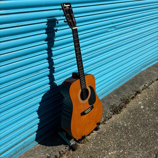 (Pre-Loved) Columbus Crest Dreadnaught Acoustic Guitar Cheap