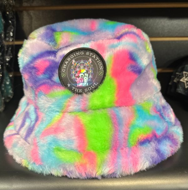 Charging Station 4 the Soul Fuzzy Bucket Hat Online Hot Sale