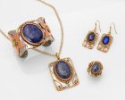 Anju Jewelry - Mixed Metal and Lapis Earrings Supply