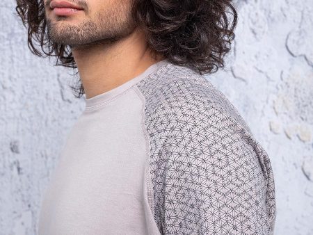 SOL Seed Of Life -  Seeds  Long Sleeve T-shirt ➟ Grey Online Sale