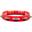 Meinl Tour Tambourine, Steel Jingles, Red 8  For Discount